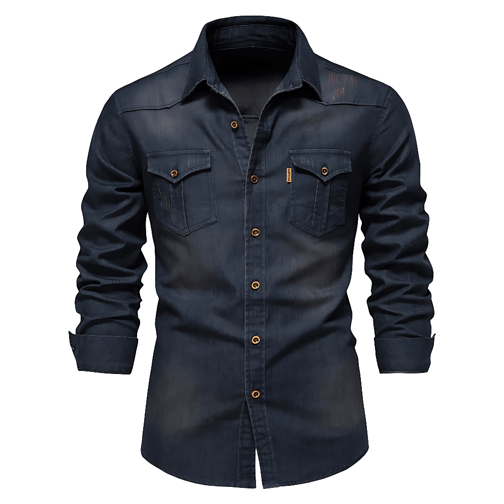 JACK | Denim jacket with chest pockets - Liora Melbourne